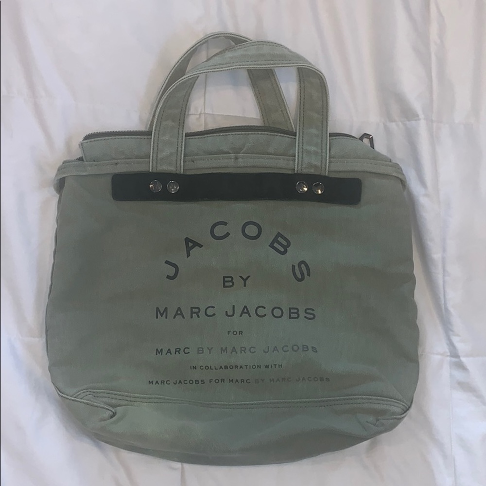 Marc Jacobs green tote/beach bag